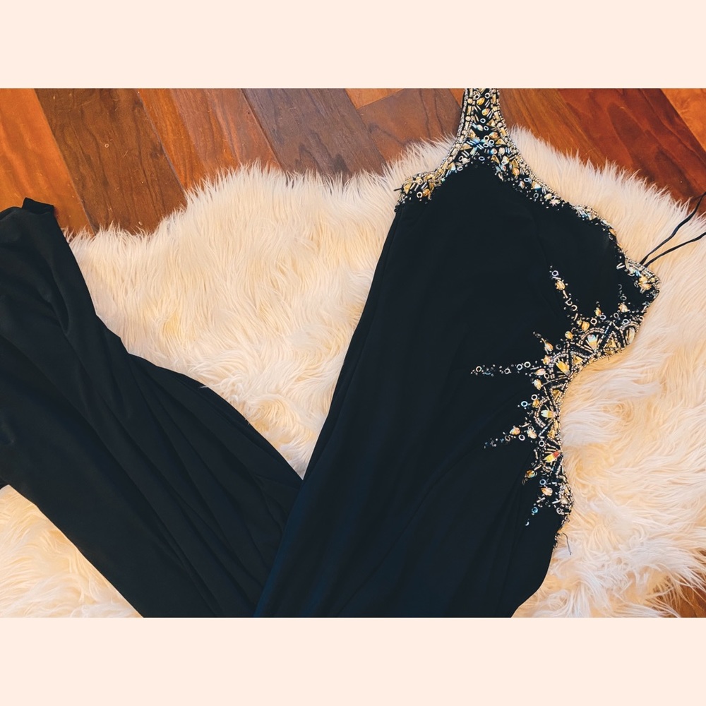 black formal dress